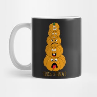 Funny Trick or Treat Halloween Pumpkins Mug